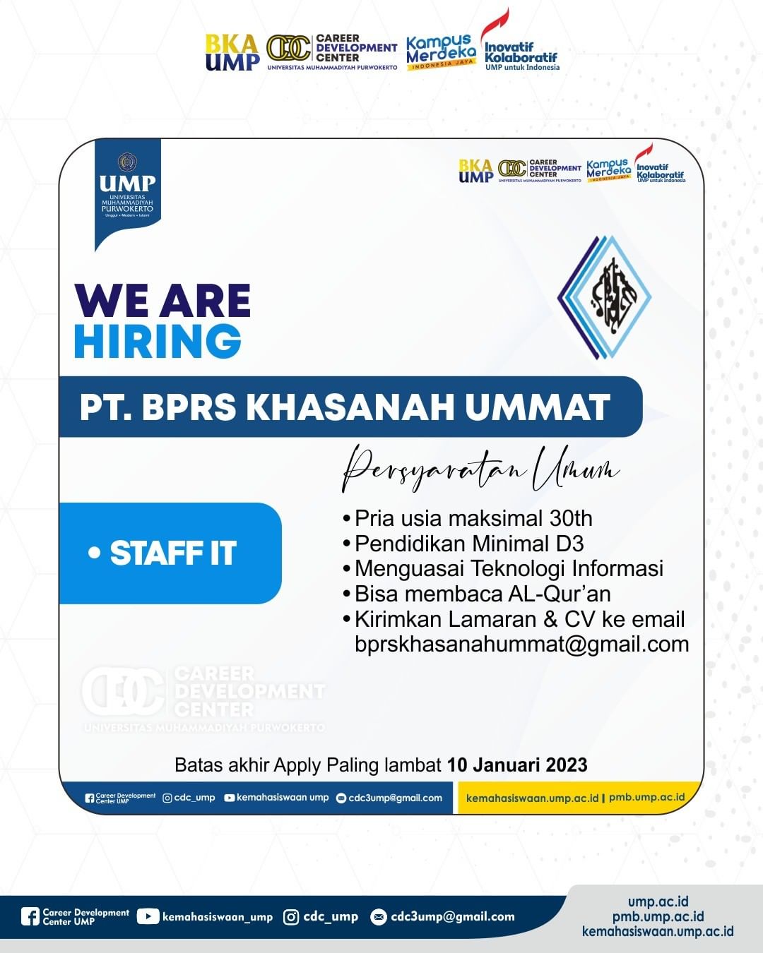 PT. BPRS KHASANAH UMMAT
