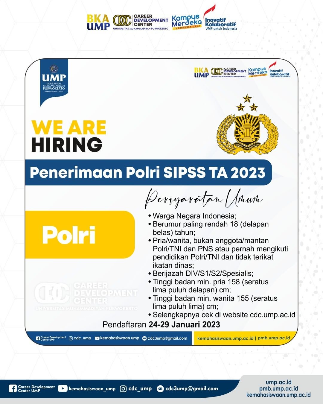 Penerimaan Polri SIPSS TA 2023