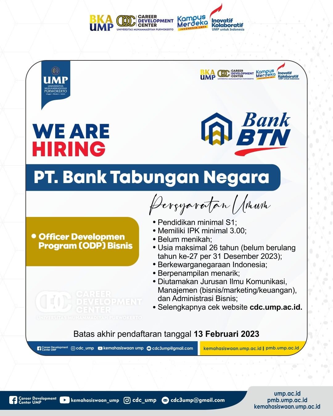 Officer Developmen Program (ODP) Bisnis