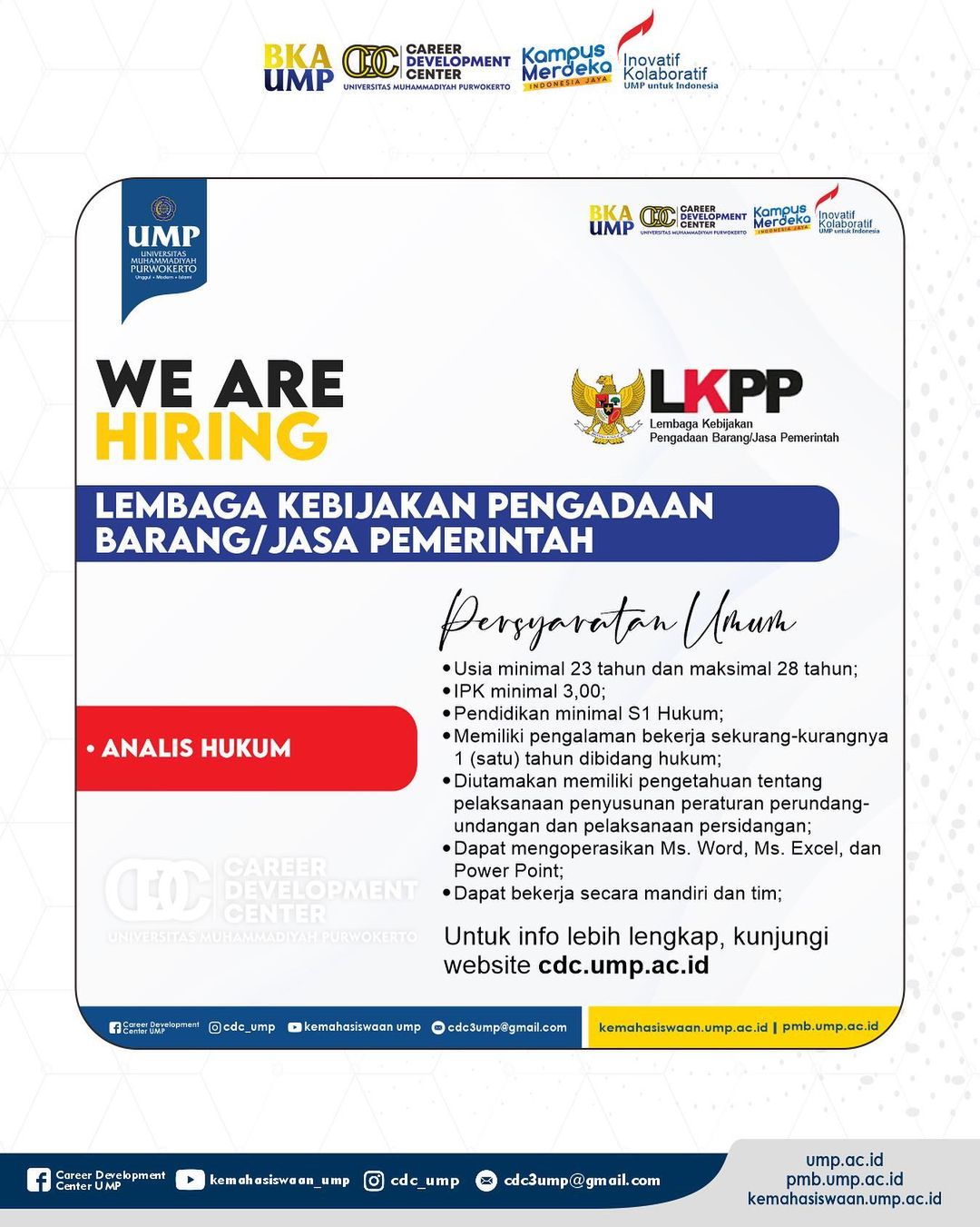 Lowongan Kerja LKPP