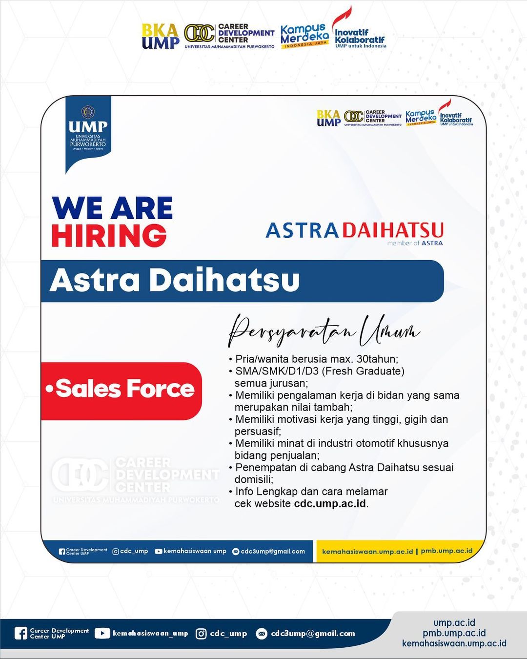 Rekrutmen Astra Daihatsu