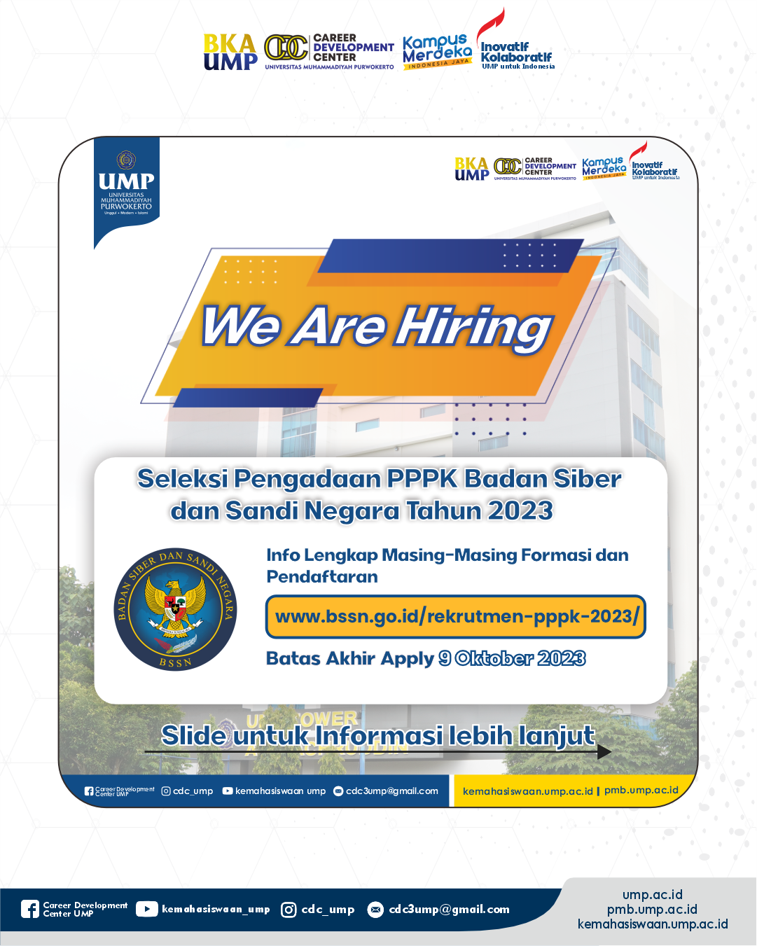 Pengadaan PPPK Badan Siber dan Sandi Negara Tahun 2023