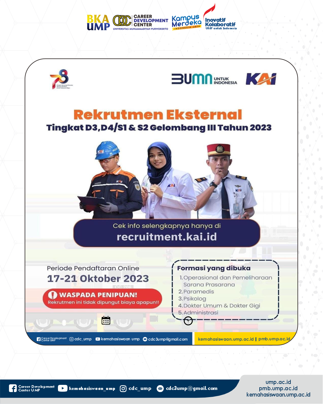Rekrutmen PT KAI