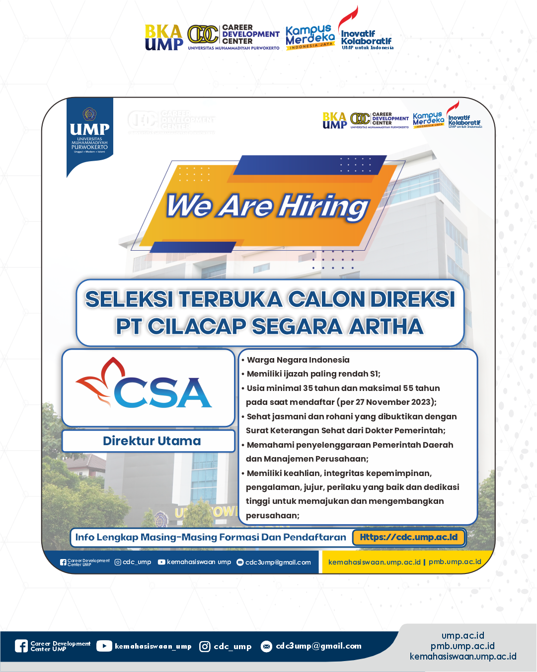 PT CILACAP SEGARA ARTHA (PERSERODA)
