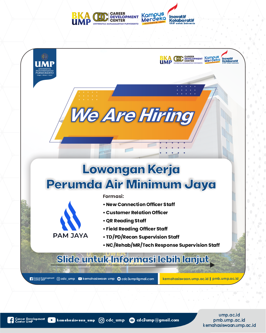 Kerja Perumda Air Minimum Jaya