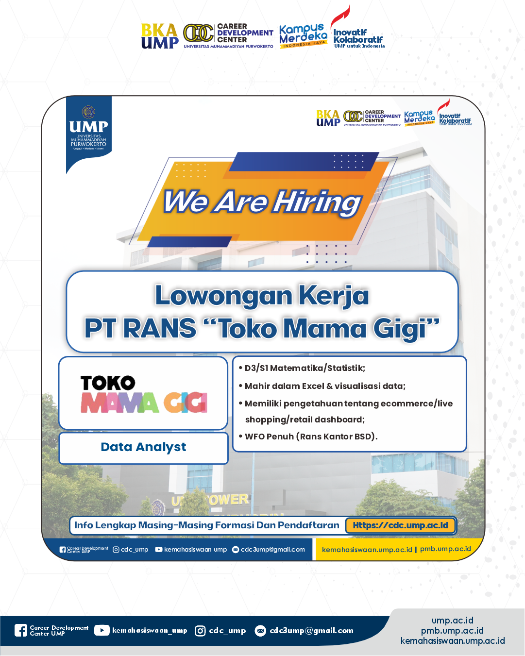 Toko Mama Gigi Sedang Mencari Anda!