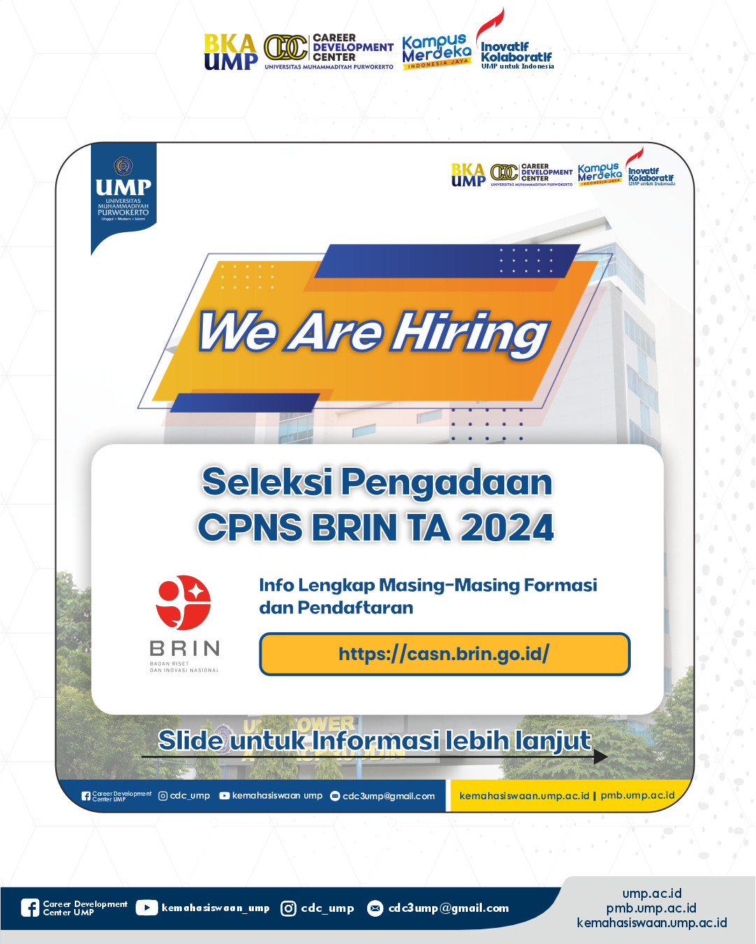 Seleksi Pengadaan CPNS BRIN TA 2024