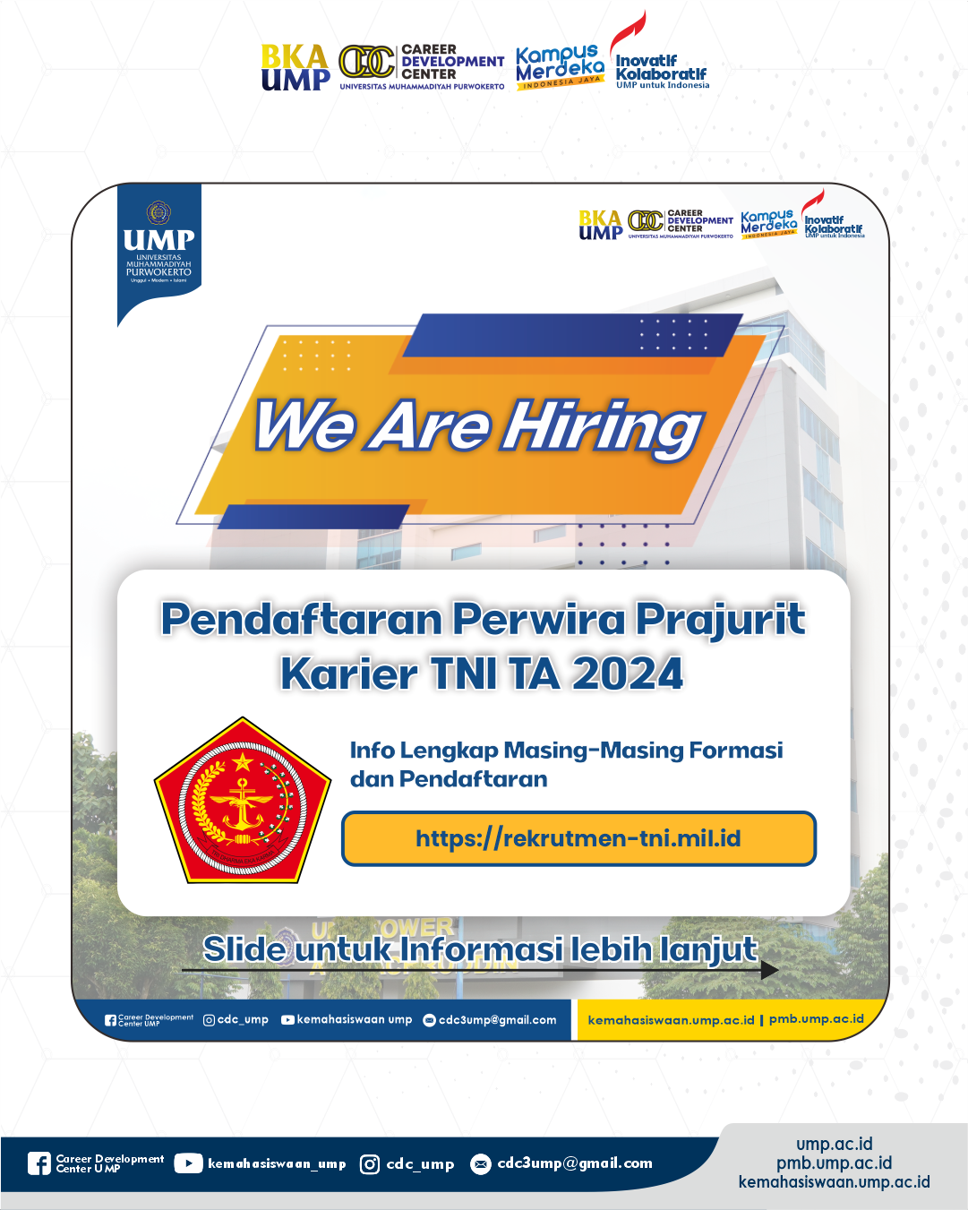 Perwira Prajurit Karier TNI TA 2024