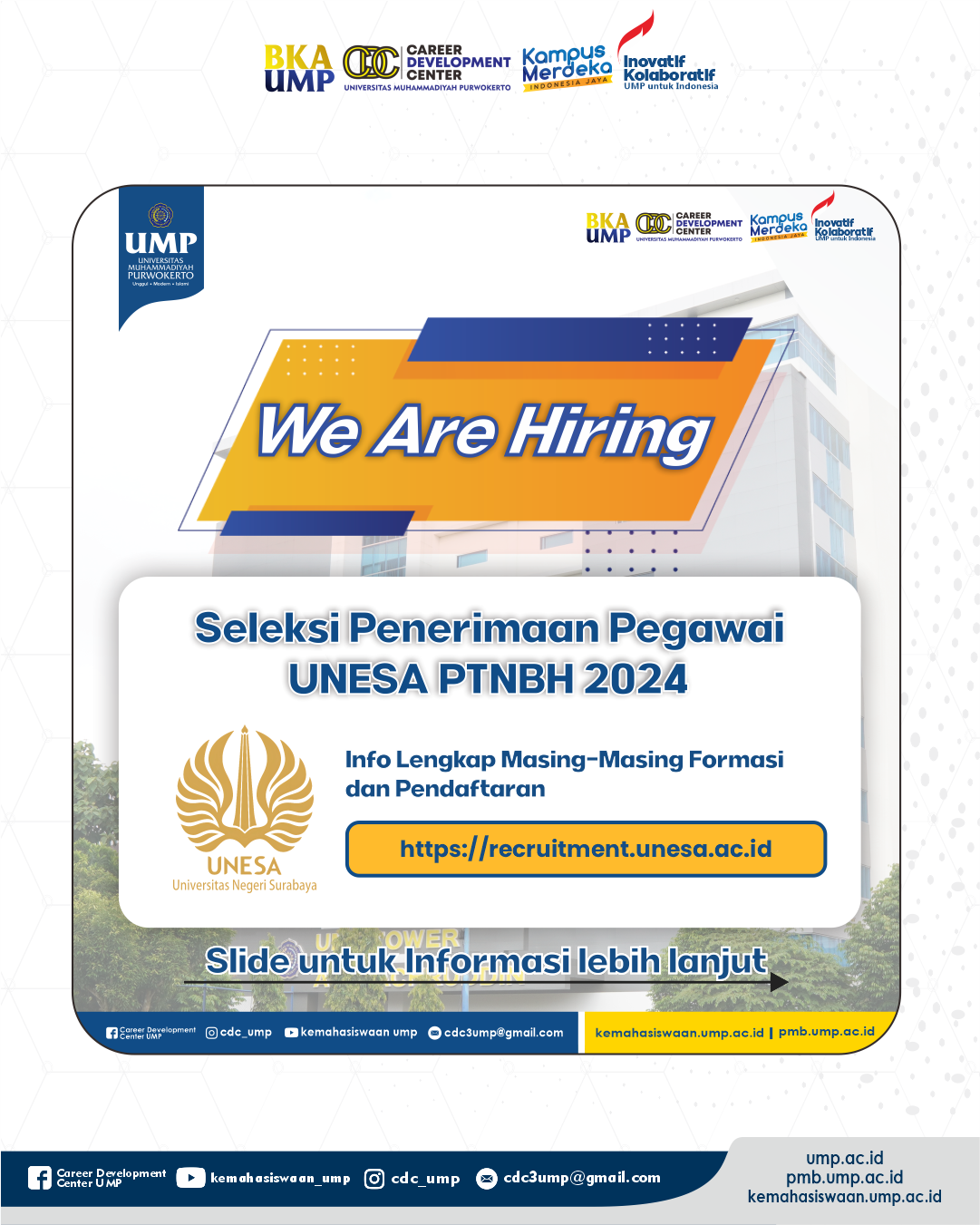 Pegawai UNESA PTNBH Di Lingkungan Universitas Negeri Surabaya Tahun 2024