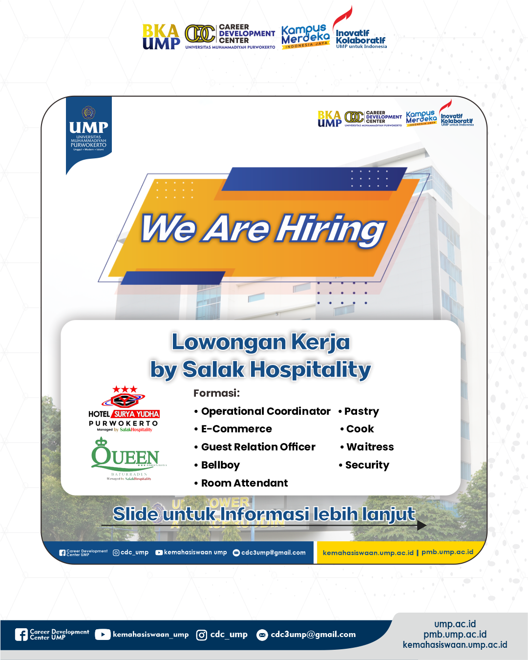 Queen Garden Hotel Baturraden & Hotel Surya Yudha Purwokerto